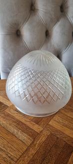 Retro antiek lampenkap plafonnière matglas, Antiek en Kunst, Antiek | Lampen, Ophalen of Verzenden
