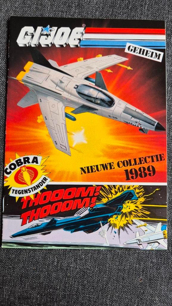 Vintage Hasbro G.I. Joe folder strip 1989, Boeken, Strips | Comics, Zo goed als nieuw, Eén comic, Amerika, Ophalen of Verzenden