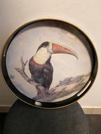 Prachtig chique dienblad met een tucan erop, Ophalen of Verzenden