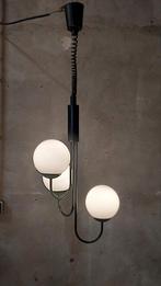 Vintage verstelbare hanglamp elco lite space age, Huis en Inrichting, Lampen | Hanglampen, Ophalen, Gebruikt, Glas