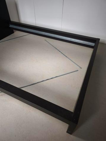 Ikea Malm bedrame 140/200 zeart - afbeelding 3