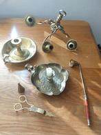 Kandelaars antiek en vintage, Ophalen of Verzenden, Koper of Brons