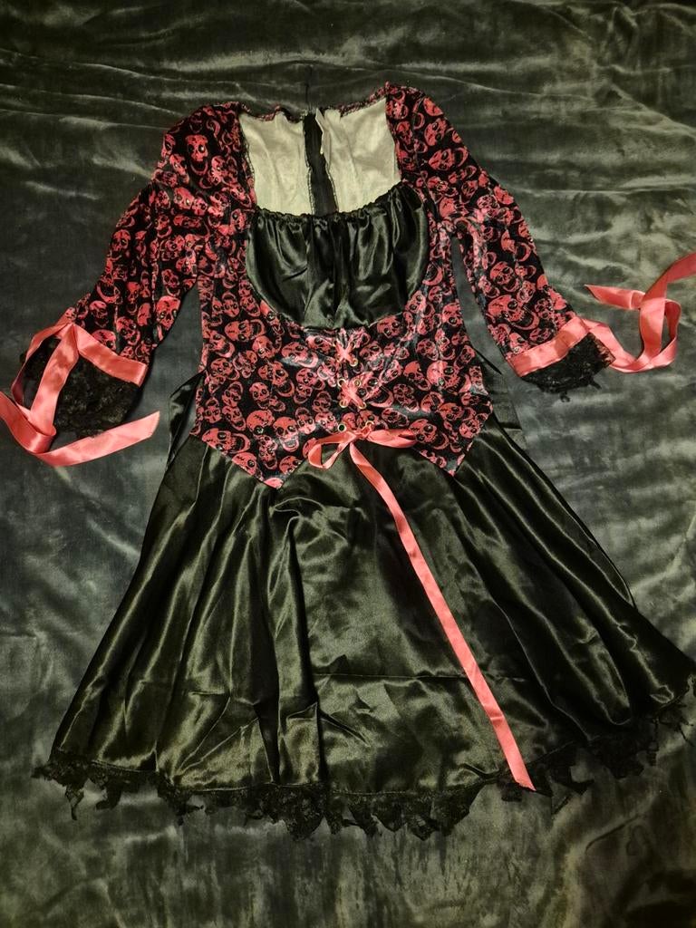 Carnaval jurkje piraat maat S / 36, Carnaval, Ophalen of Verzenden, Zo goed als nieuw, Kleding