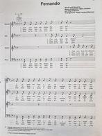 Abba voor Gemengd Koor. Zang. Piano. Gitaar., Muziek en Instrumenten, Gebruikt, Ophalen of Verzenden, Artiest of Componist, Zang