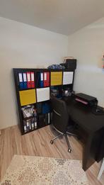 Bureatafel met Ikea Kallax open kast, Ophalen, Gebruikt