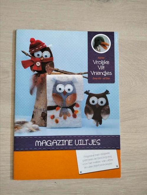 Magazine uiltjes Vrolijke vilt vriendjes, Hobby en Vrije tijd, Vilt, Nieuw, Boek of Patroon, Wolvilt, Ophalen of Verzenden