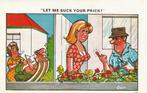 Ansichtkaart, Engelse humor, suck your prick  240), Verzenden, 1980 tot heden, Overige thema's