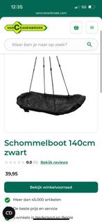 Schommelboot zwart nieuw in doos, Ophalen of Verzenden, Zo goed als nieuw