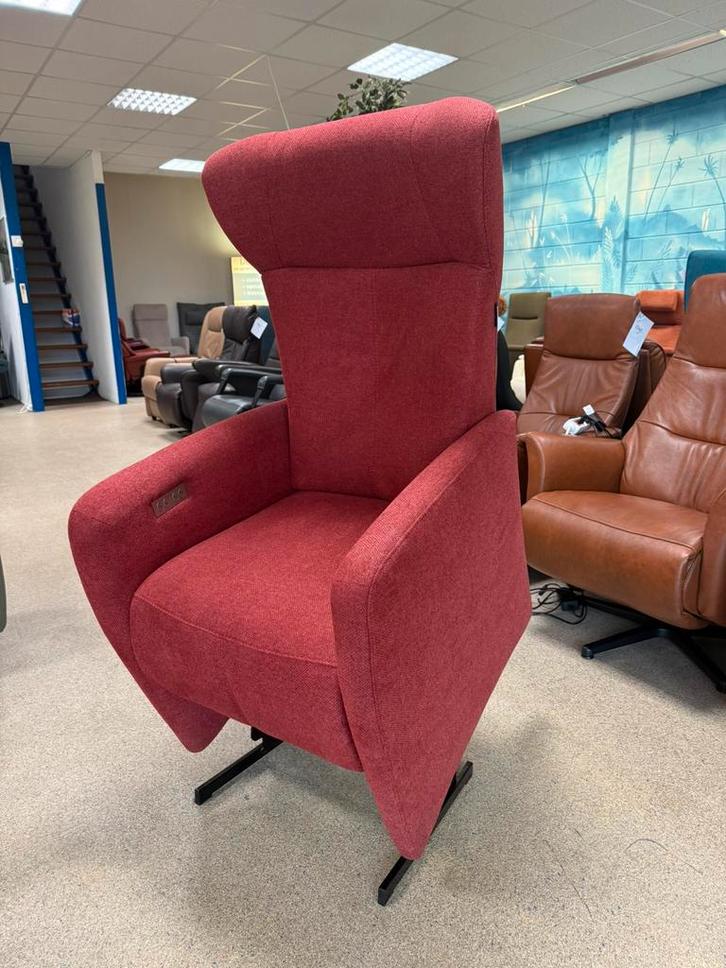 Prominent sta op relax stoel gratis bezorging met garantie, Huis en Inrichting, Fauteuils, Zo goed als nieuw, Stof, Verzenden