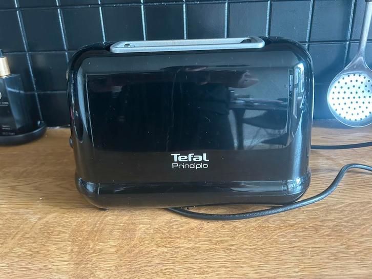 Tefal Broodrooster - Principio, Witgoed en Apparatuur, Broodroosters, Gebruikt, Uitneembare kruimellade, Ophalen of Verzenden