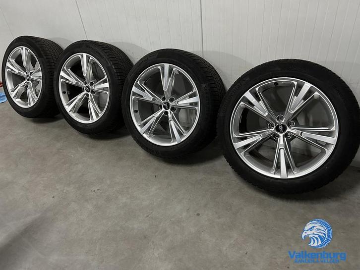 6-7mm! Originele Audi Q8 SQ8 4M8 21 inch velgen 5x112 winter, Auto-onderdelen, Banden en Velgen, Banden en Velgen, Winterbanden