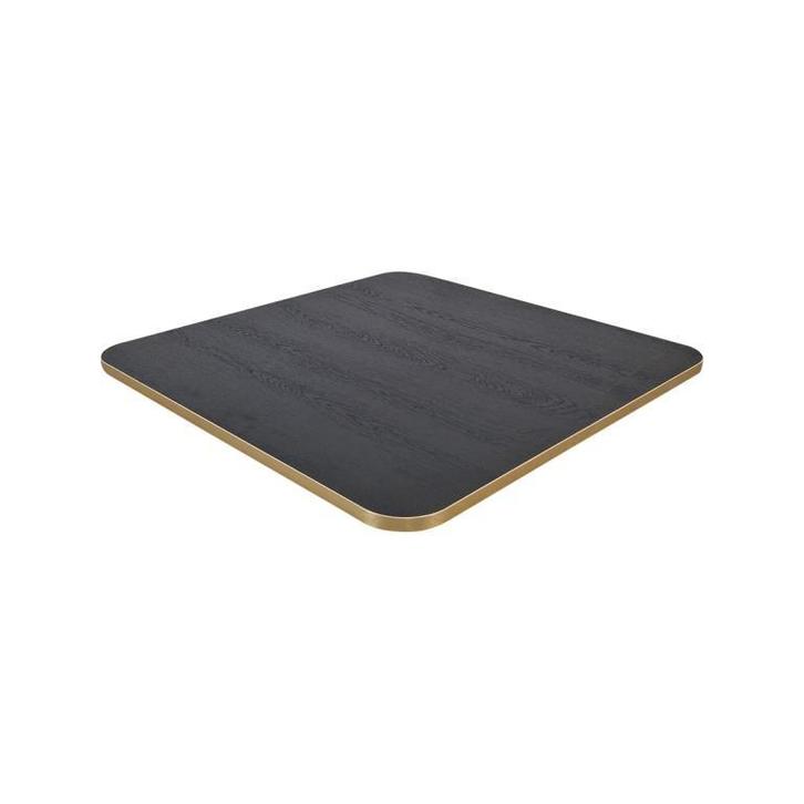 Messing bladen, Urban melamine horeca tafelbladen zwart  405, Huis en Inrichting, Tafels | Bijzettafels, Nieuw, Rond, 60 cm of meer