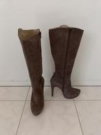 Zerbra – Italiaanse suède dames laarzen - Maat 38, Hoge laarzen, Bruin, Nieuw, Ophalen of Verzenden