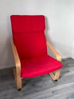 Ikea POANG stoel - rood, Zo goed als nieuw, Ophalen
