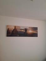Wandplaat Java Borobodur, Intratuin, Ophalen of Verzenden, Zo goed als nieuw, Schilderij, 50 tot 75 cm