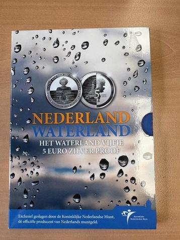 Nederland Waterland vijfje proof KNM 2010 beschikbaar voor biedingen