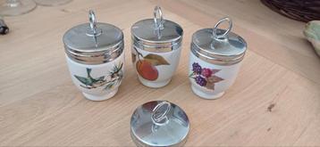 Originele egg coddlers Royal Worcester beschikbaar voor biedingen