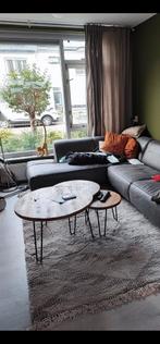 Mangohouten salontafel set van 3, Ophalen, Gebruikt, 50 tot 100 cm, Rond