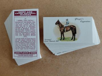 Derby and Grand National Winners 50 cigarette cards REPRO beschikbaar voor biedingen