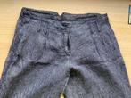 Linnen broek Brax maat 44, Blauw, Maat 42/44 (L), Zo goed als nieuw, Lang