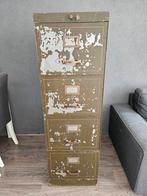 Vintage Lips archiefkast groen, Ophalen, Minder dan 50 cm, Gebruikt, 100 tot 150 cm
