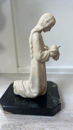 Goebel 17,5 cm hoog porceleinen Maria met kind beeld 1925, Antiek en Kunst, Ophalen of Verzenden