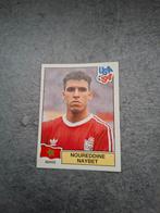 Panini sticker WK 94 USA. Speler Noureddine Naybet Marokko., Verzenden, Zo goed als nieuw, Sticker