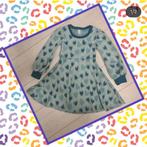 Blauwe hartjesjurk, mt 104, Ophalen of Verzenden, Zo goed als nieuw, Meisje, Jurk of Rok