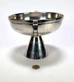 1506. Verzilverde fruitschaal, Art Deco, ca. 1920-1935, Huis en Inrichting, Ophalen of Verzenden, Rond, Overige materialen