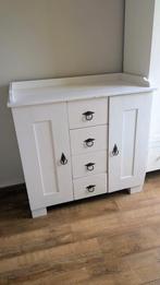 Baby Commode Eikenhout - Zutphen, Kinderen en Baby's, Kinderkamer | Commodes en Kasten, Gebruikt, 75 tot 100 cm, Commode, Ophalen
