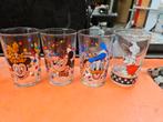 12x Disney glas mickey minnie donald goofy enz., Verzamelen, Glas en Borrelglaasjes, Ophalen of Verzenden, Zo goed als nieuw, Bierglas