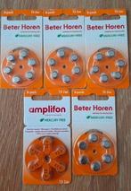 Batterijen voor gehoorapparaat , 6 pakjes, Ophalen of Verzenden, Nieuw