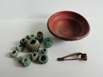 Bodemvondst Romeinse vondst: Aardewerk, fibula & kralen, Ophalen of Verzenden