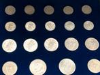 Prachtige cassette met 19 zilveren munten juliana, Ophalen of Verzenden, Koningin Juliana, 10 gulden