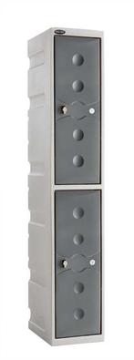 Ultrabox kunststof locker 2 deurs, Huis en Inrichting, Kasten | Lockerkasten, Nieuw, Ophalen