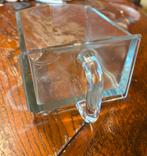 Gruttersbak, glazen voorraadbakje, Ophalen