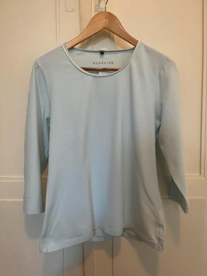 Blauwe top SUSSKIND mt XL nieuw, Kleding | Dames, Tops, Zo goed als nieuw, Maat 46/48 (XL) of groter, Blauw, Korte mouw, Ophalen of Verzenden