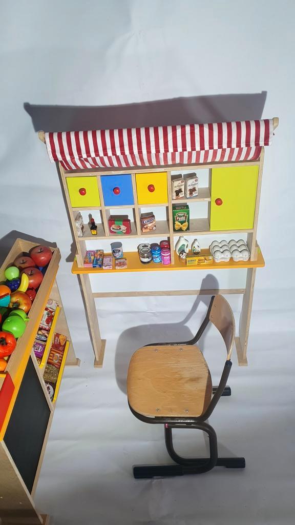 Leuk Speelgoed Winkeltje met Accessoires, Kinderen en Baby's, Speelgoed | Speelkeukens, Zo goed als nieuw, Speelkeuken, Hout, Ophalen