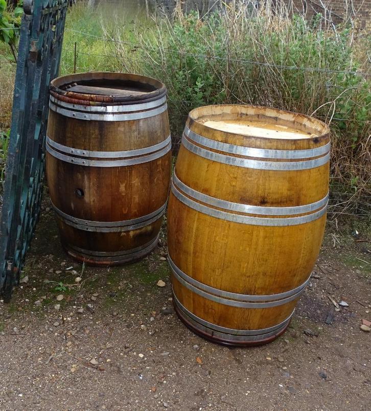 oude wijnvaten wijnvat vat vaten ton tonnen, Antiek en Kunst, Curiosa en Brocante, Ophalen
