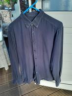 Ernemegildo Zegna donkerblauw overhemd L, Kleding | Heren, Overhemden, Ernemegildo Zegna, Blauw, Ophalen of Verzenden, Zo goed als nieuw