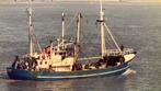 Visserij trawler Jacomina (Ned met Britse vlag) URK, Verzamelen, Ophalen of Verzenden, Kaart, Foto of Prent