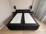Beter Bed boxspring 180x200cm incl hoofdboard, kleur zwart, Ophalen, Strak, Gebruikt, Zwart