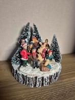 Kerstdorp prachtige tafereel kersthuisjes, Ophalen of Verzenden, Zo goed als nieuw