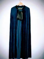 Cape/jas donkerblauw fluweel L 40/42, Kleding | Dames, Made in Italy, Maat 42/44 (L), Zo goed als nieuw, Verzenden