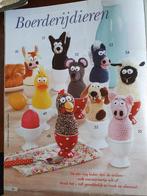 Boerderij dieren eierwarmers haakpatroon, Ophalen of Verzenden, Zo goed als nieuw, Haken, Patroon of Boek