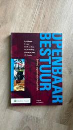 Openbaar Bestuur, Ophalen of Verzenden, Zo goed als nieuw, Sociale wetenschap