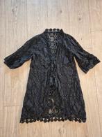 Zwarte kant kimono strand, Ophalen of Verzenden, Zwart, Overige typen