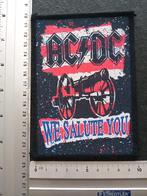 AC/DC we salute you patch 28 --10 x 14.5 cm-, Verzamelen, Muziek, Artiesten en Beroemdheden, Nieuw, Kleding, Verzenden