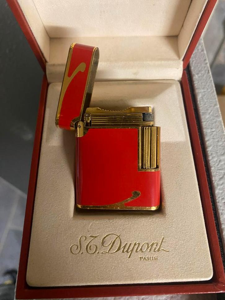 St. Dupont Ornée Soubreny ZELDZAAM, Verzamelen, Rookartikelen, Aanstekers en Luciferdoosjes, Gebruikt, Aansteker, Ophalen