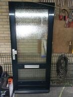 TE KOOP  hard houten voordeur, Doe-het-zelf en Verbouw, Deuren en Horren, Ophalen, Gebruikt, 80 tot 100 cm, Buitendeur